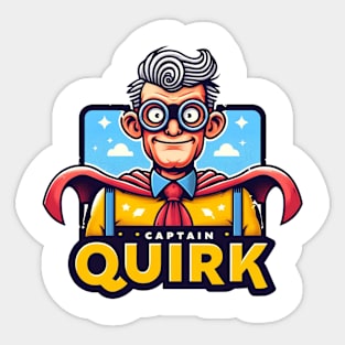 Captain Quirk Sticker